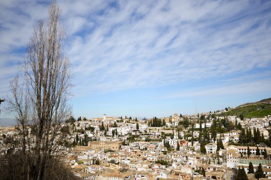 Miradores Albaicín en Granada visto desde la Alhambra